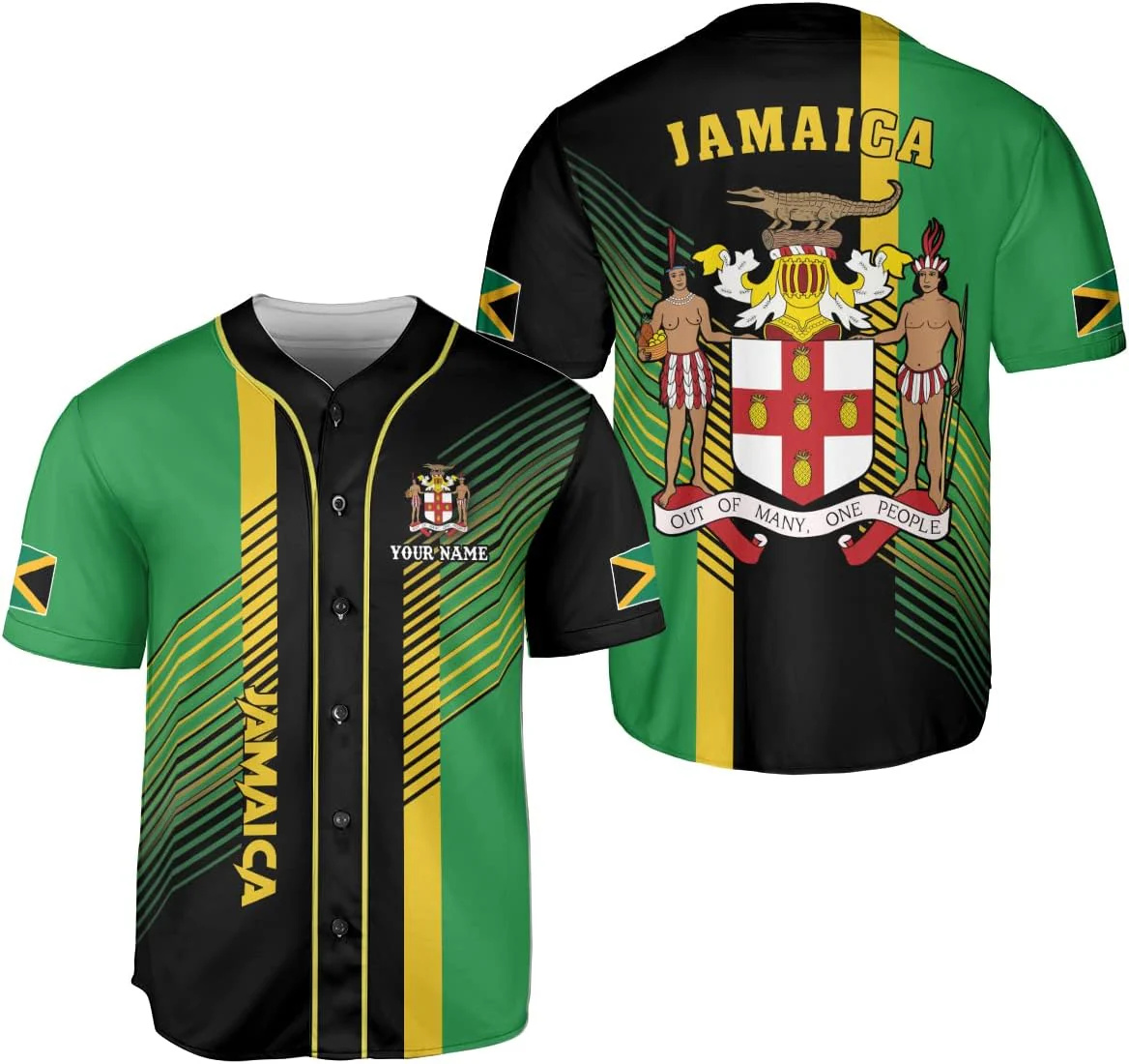 Street Fashion Jersey - Chemise de baseball personnalisée avec motifs