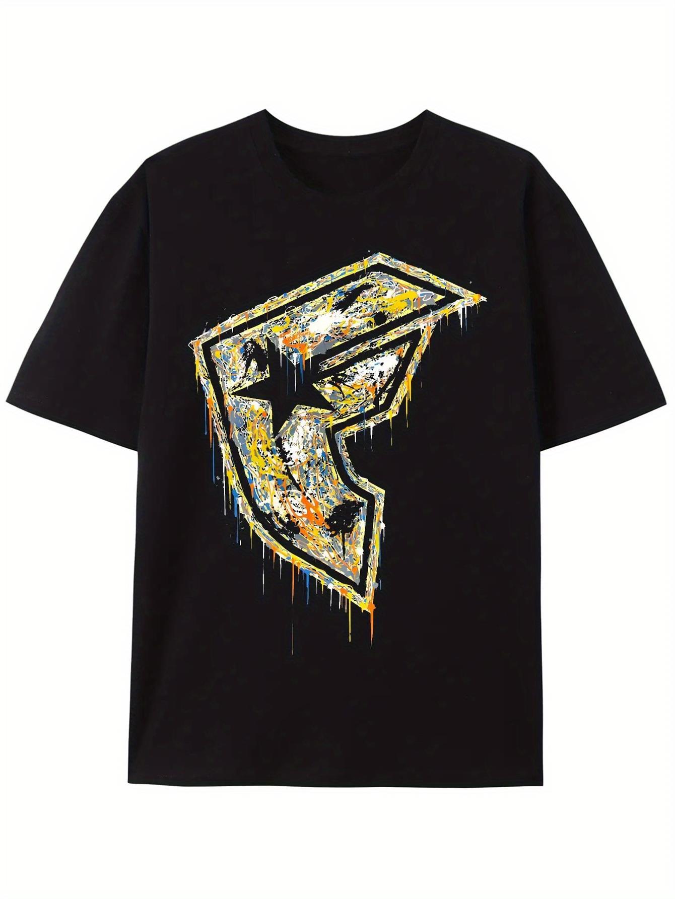 Street Fashion Essentials - T-shirt imprimé rétro Y2K pour homme,