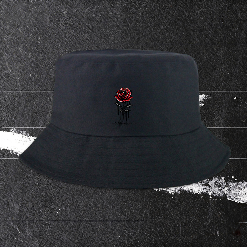 Street Fashion Essentials - 1 chapeau de pêcheur imprimé rose