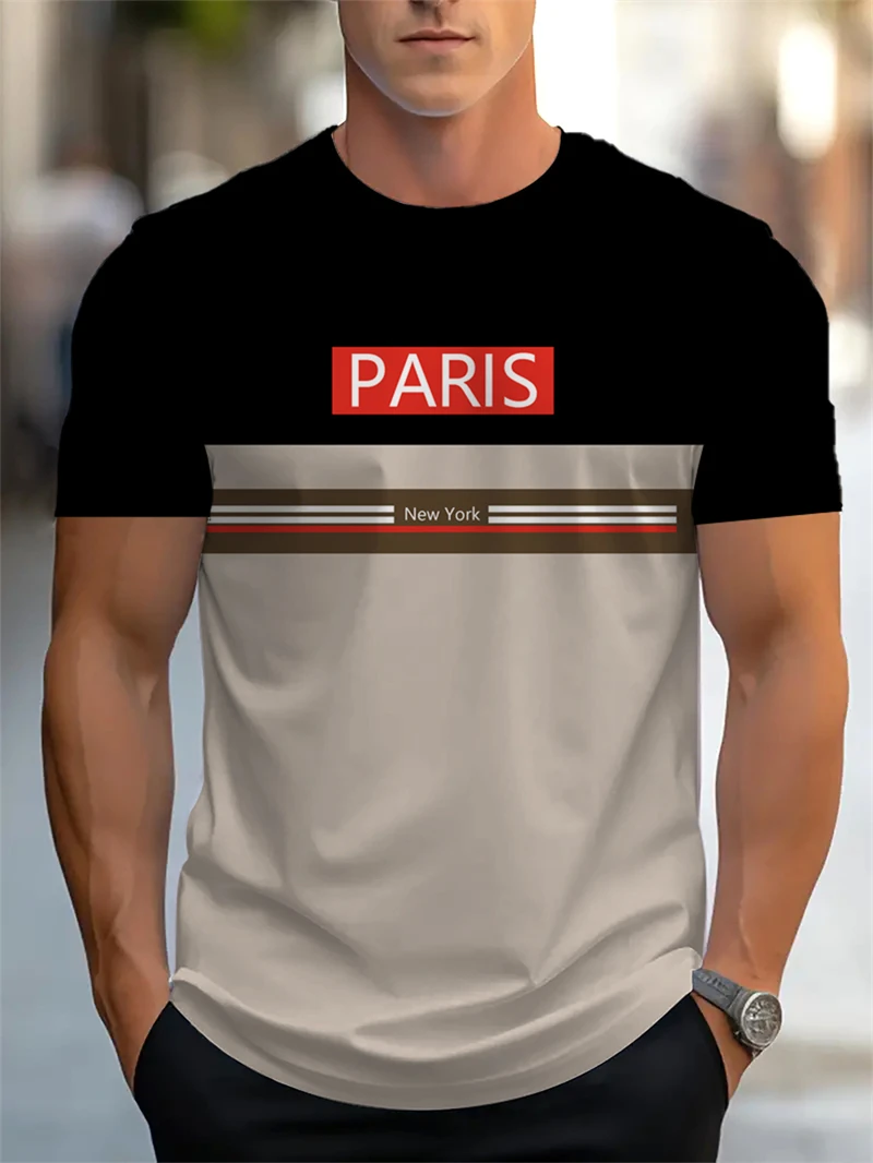 Street Style New York Fashion - T-shirt tendance pour homme avec imprimé
