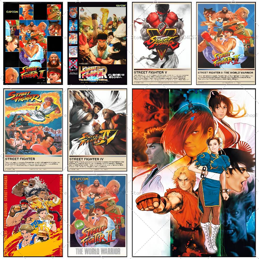 Street Fashion Poster - Affiche classique du jeu vidéo Street
