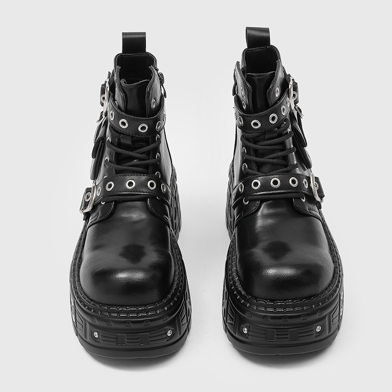 Street Fashion Punk - Nouvelles Bottes de Moto pour Hommes