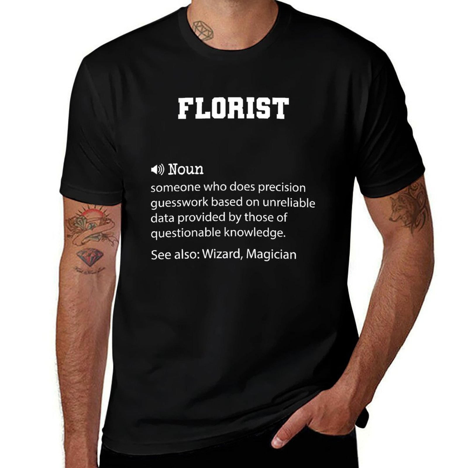 Street Fashion Definition - Définition du fleuriste, citation drôle sur