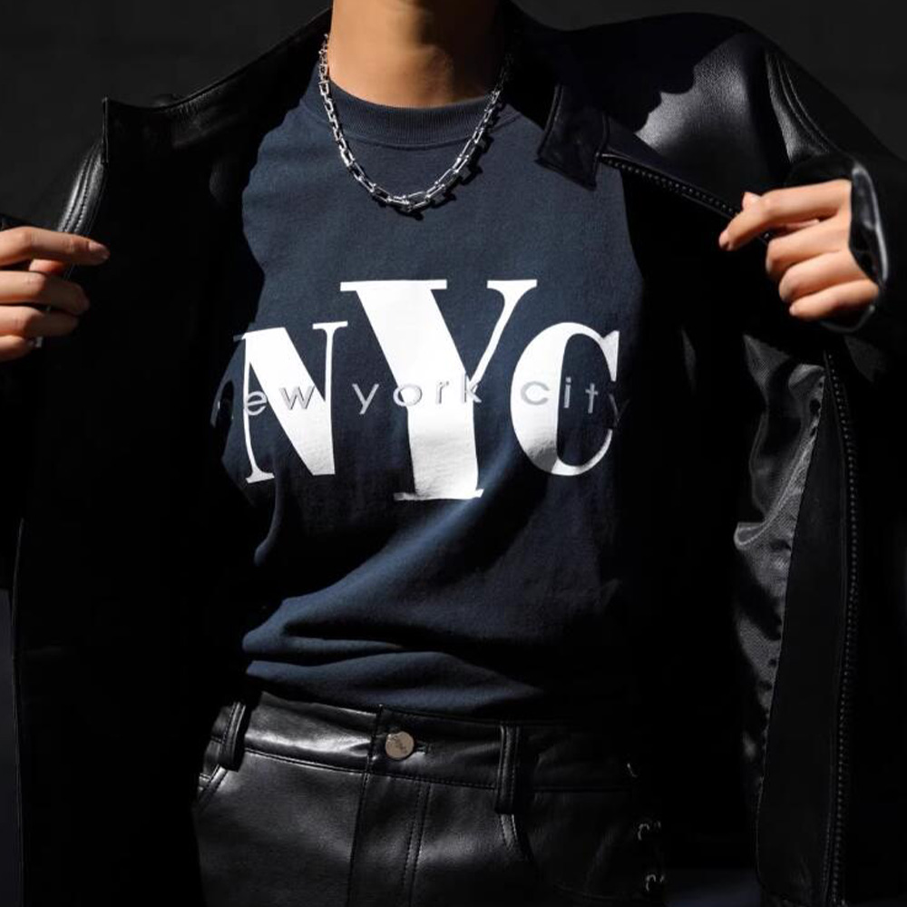 Street Style New York Fashion - T-shirt à manches courtes pour femmes,