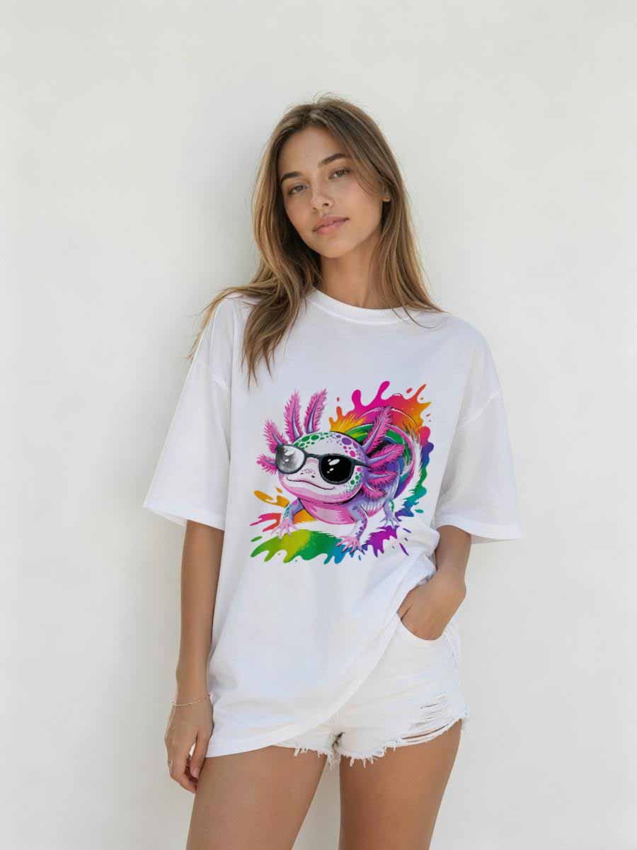 Street Fashion Events - T-shirt d'hiver en coton épais texturé