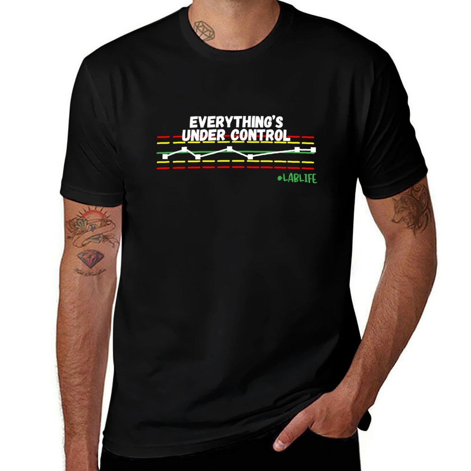 Street Fashion Week - T-shirt Funny Lab Tech, humorisme chimique,