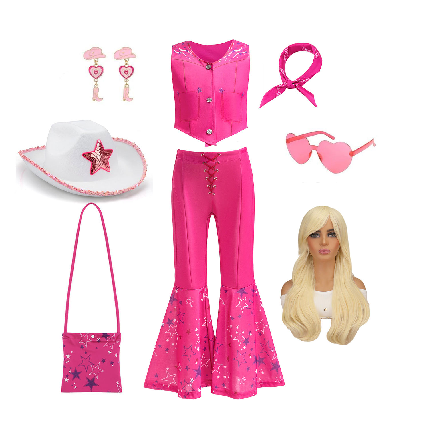 Street Fashion Kids - Costume de cow-girl pour filles, inspiré