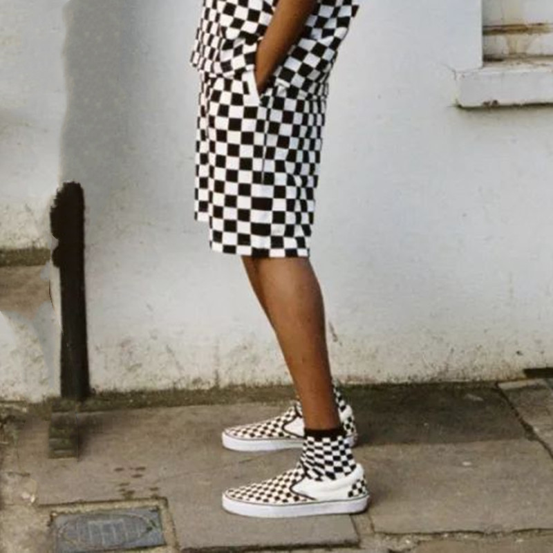 Short de personnalité en damie - Street Fashion Week avis et prix