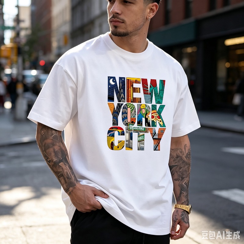 T-shirt graphique NEW YORK CIT - Street Style New York Fashion avis et prix