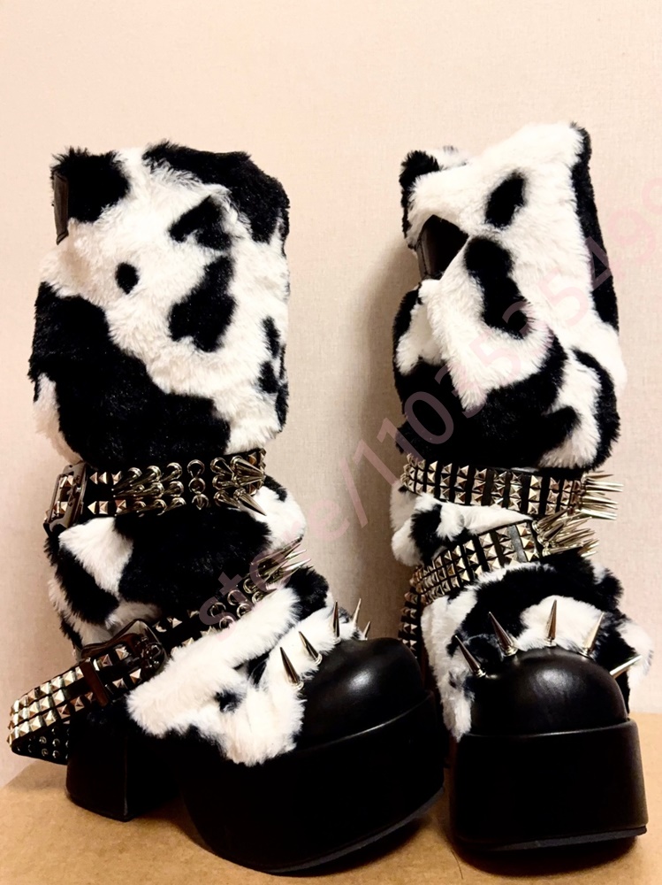 Bottes d'hiver à plateforme en - Street Fashion Punk avis et prix