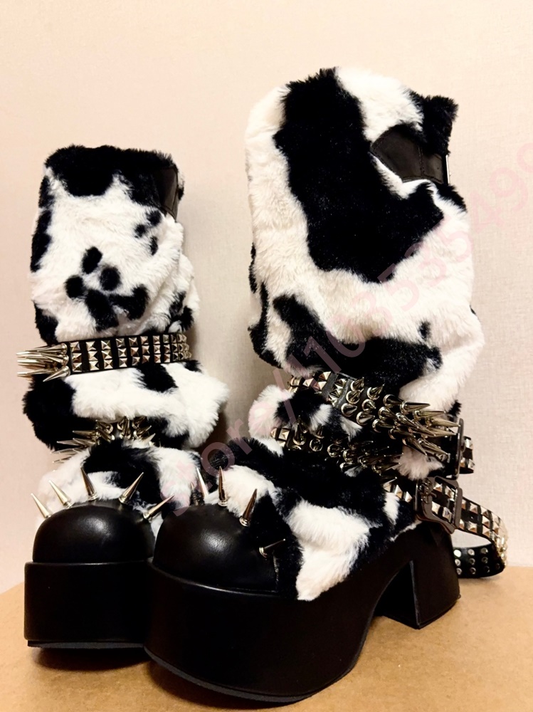 Bottes d'hiver à plateforme en - Street Fashion Punk avis et prix