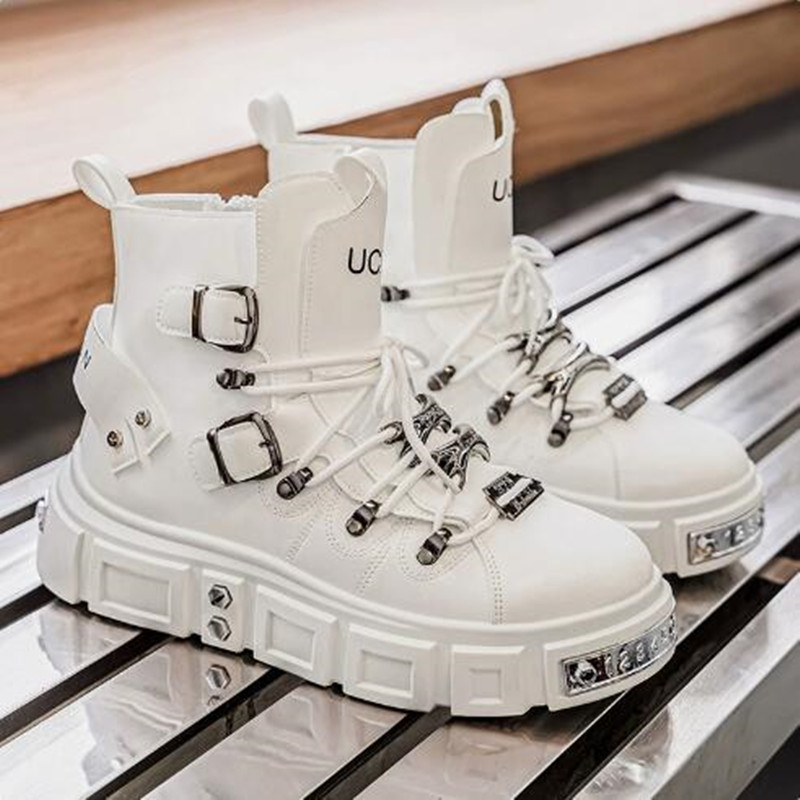 Baskets montantes noires de lu - Street Fashion Punk avis et prix