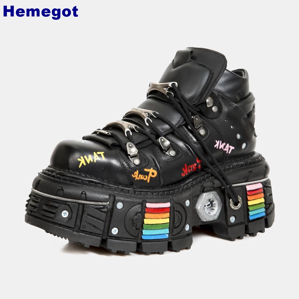 Bottes courtes à plateforme av - Street Fashion Punk avis et prix