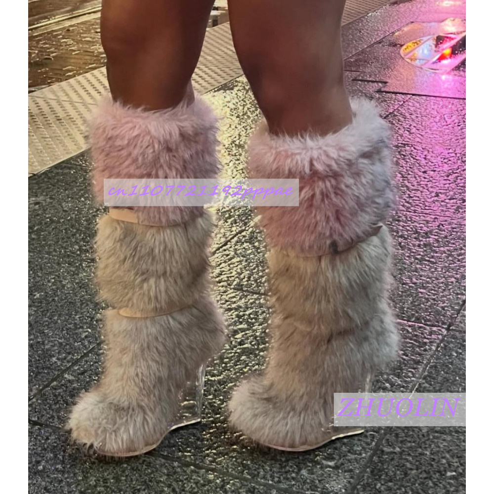 Bottes compensées transparente - Street Fashion Punk avis et prix