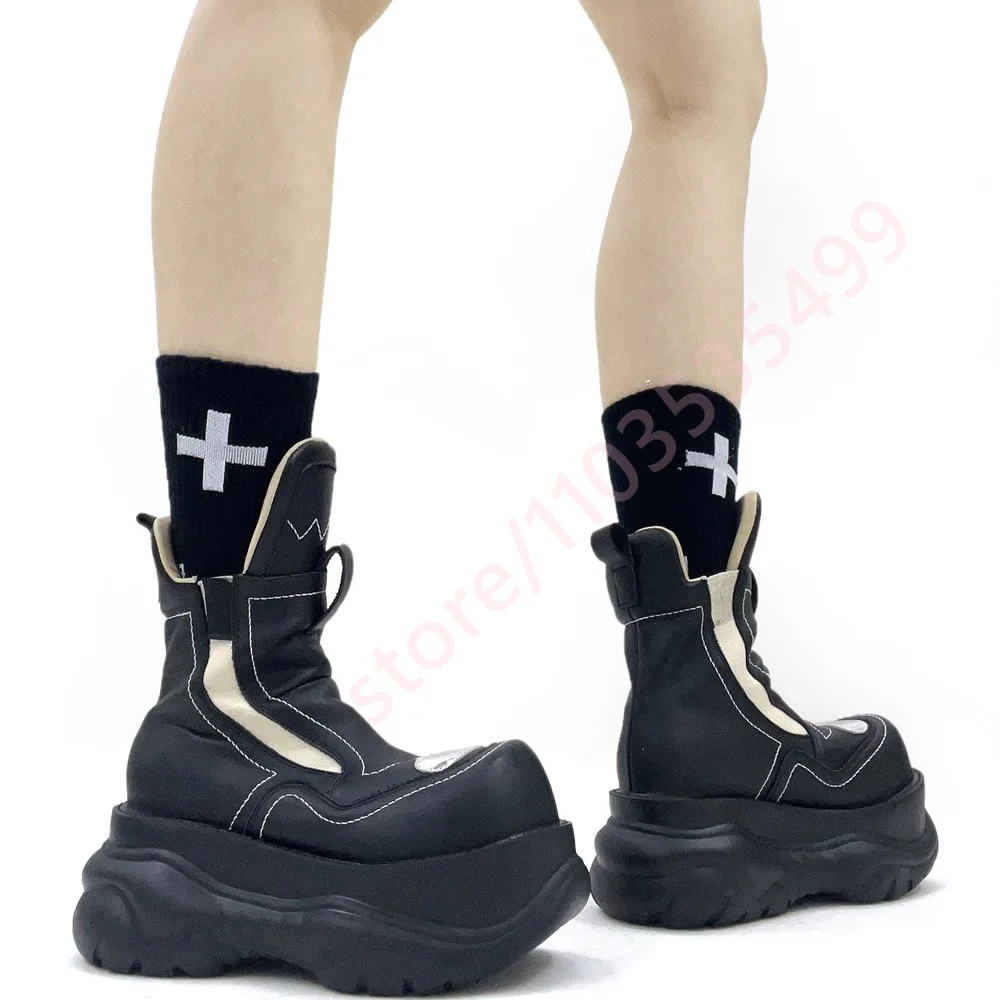 Bottes de moto en métal à bout - Street Fashion Punk avis et prix