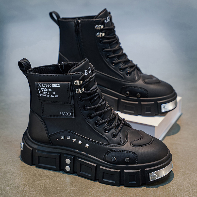 Bottes montantes confortables  - Street Fashion Punk avis et prix