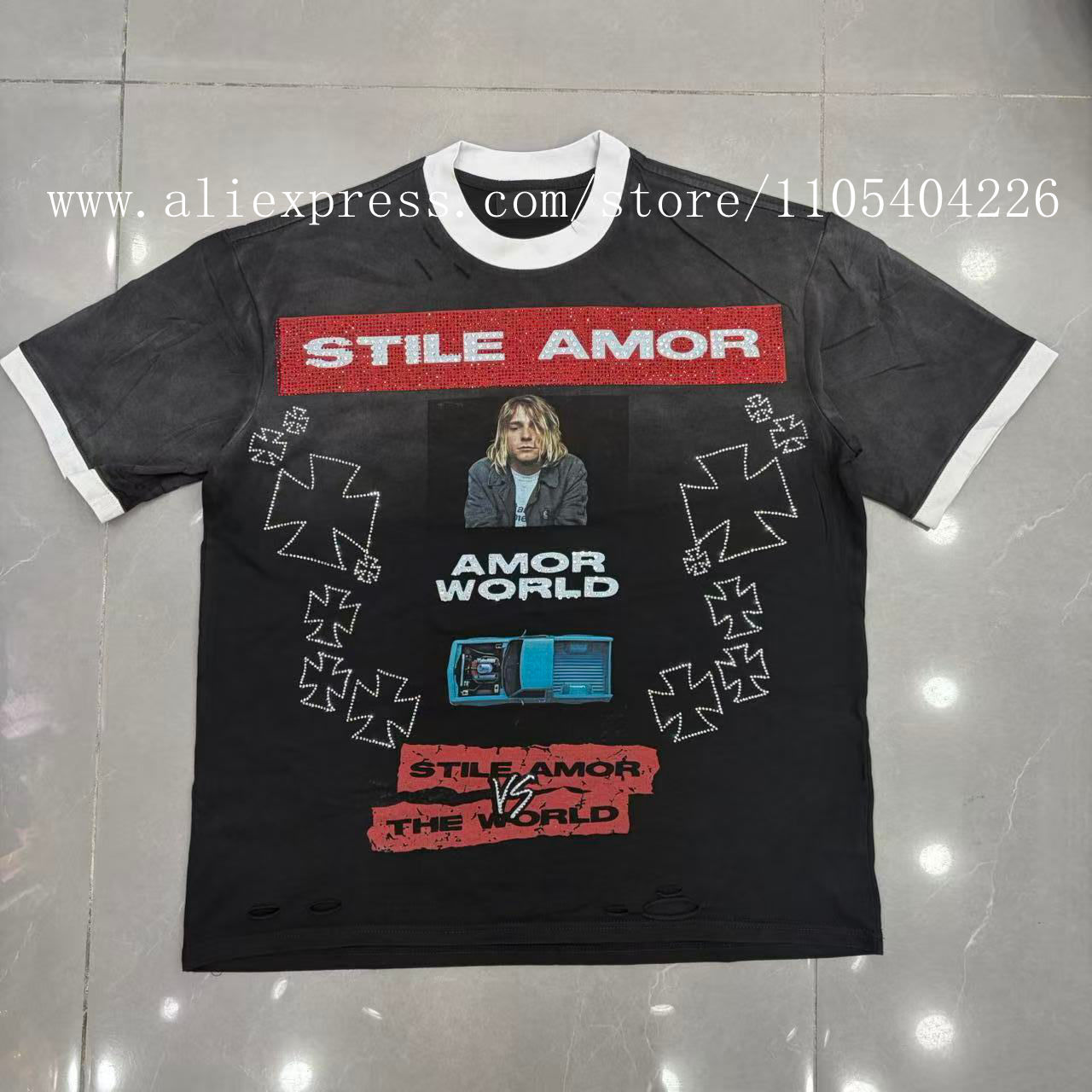 T-shirt à manches courtes tend - Street Fashion Definition avis et prix