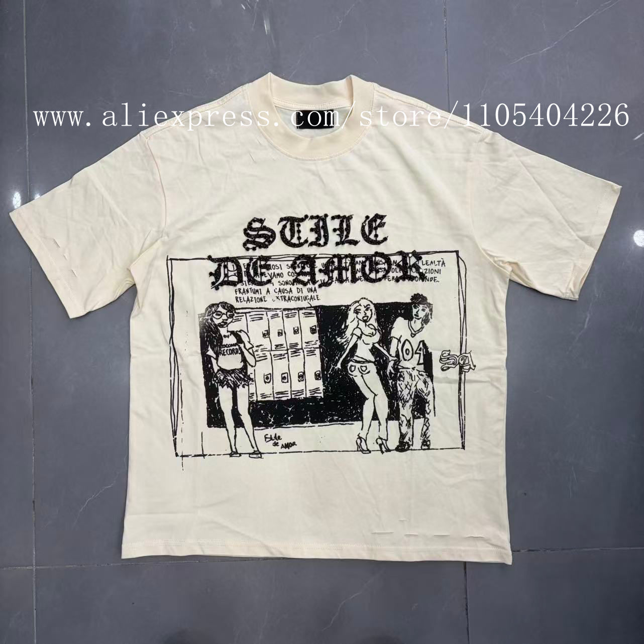 T-shirt à manches courtes tend - Street Fashion Definition avis et prix