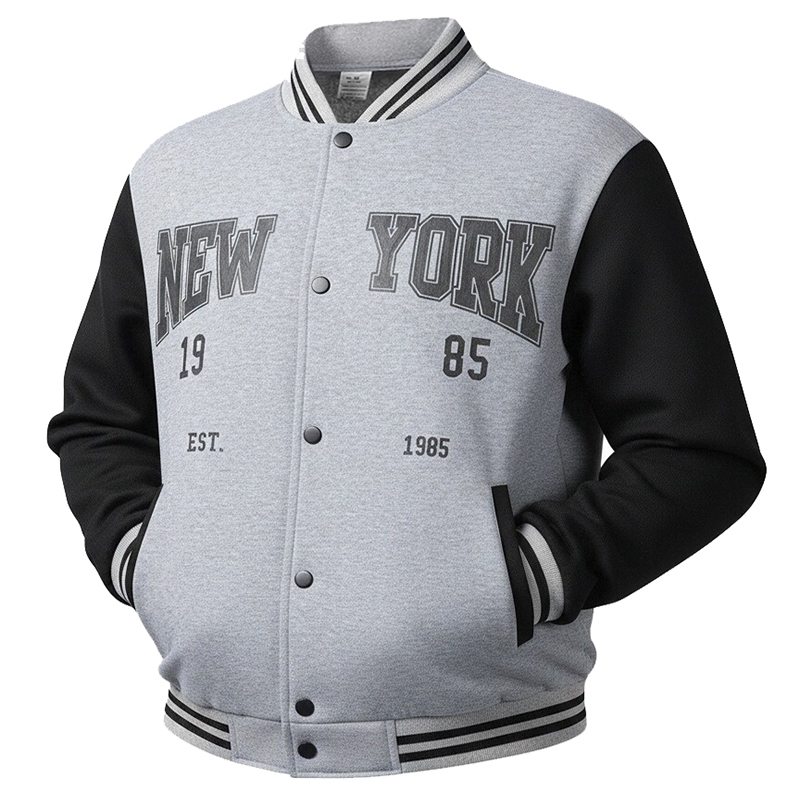 Nouvelle veste de baseball uni - Street Style New York Fashion avis et prix