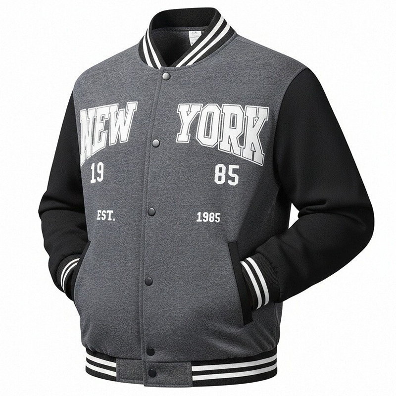 Nouvelle veste de baseball uni - Street Style New York Fashion avis et prix
