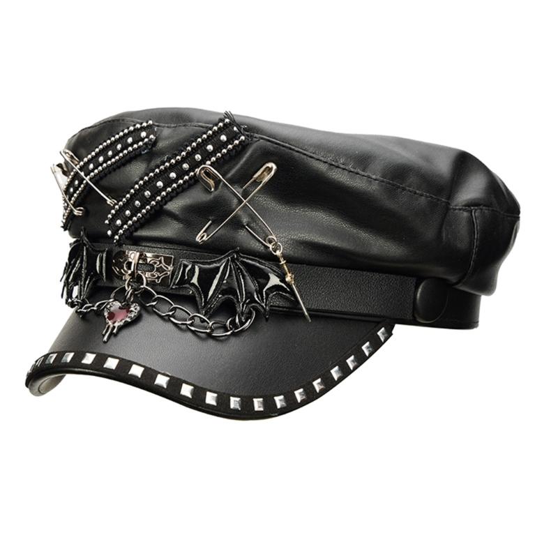 Casquette journal en PU, Style - Street Fashion Events avis et prix