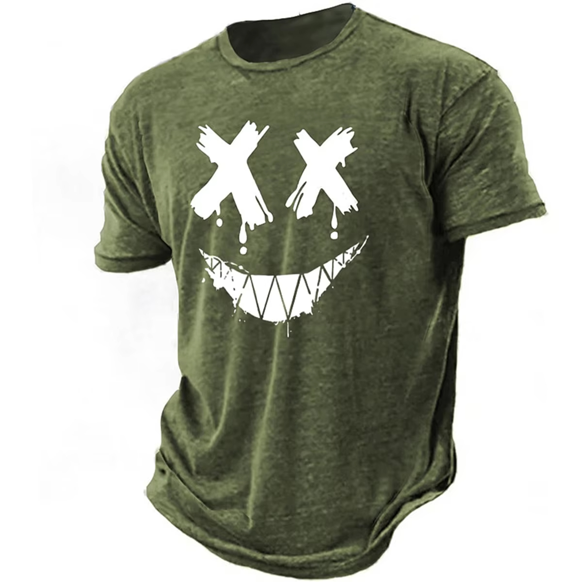 T-shirt 3D souriant pour homme - Street Fashion Definition avis et prix