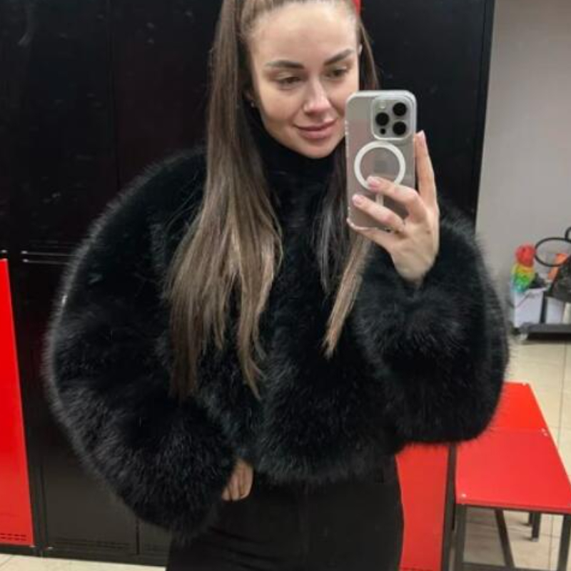 Manteau court en fausse fourru - Street Fashion Week avis et prix