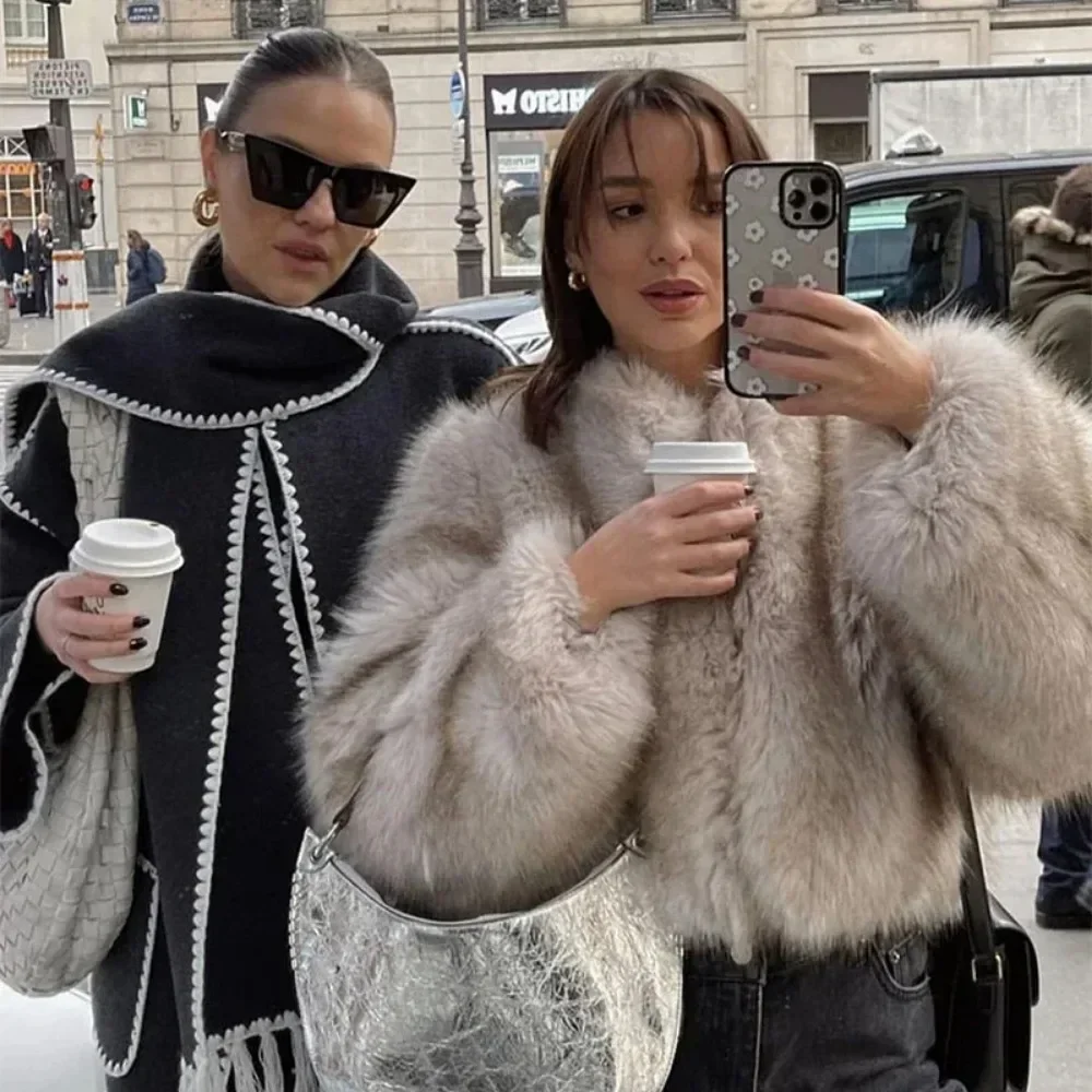 Veste fausse fourrure femmes r - Street Fashion Week avis et prix