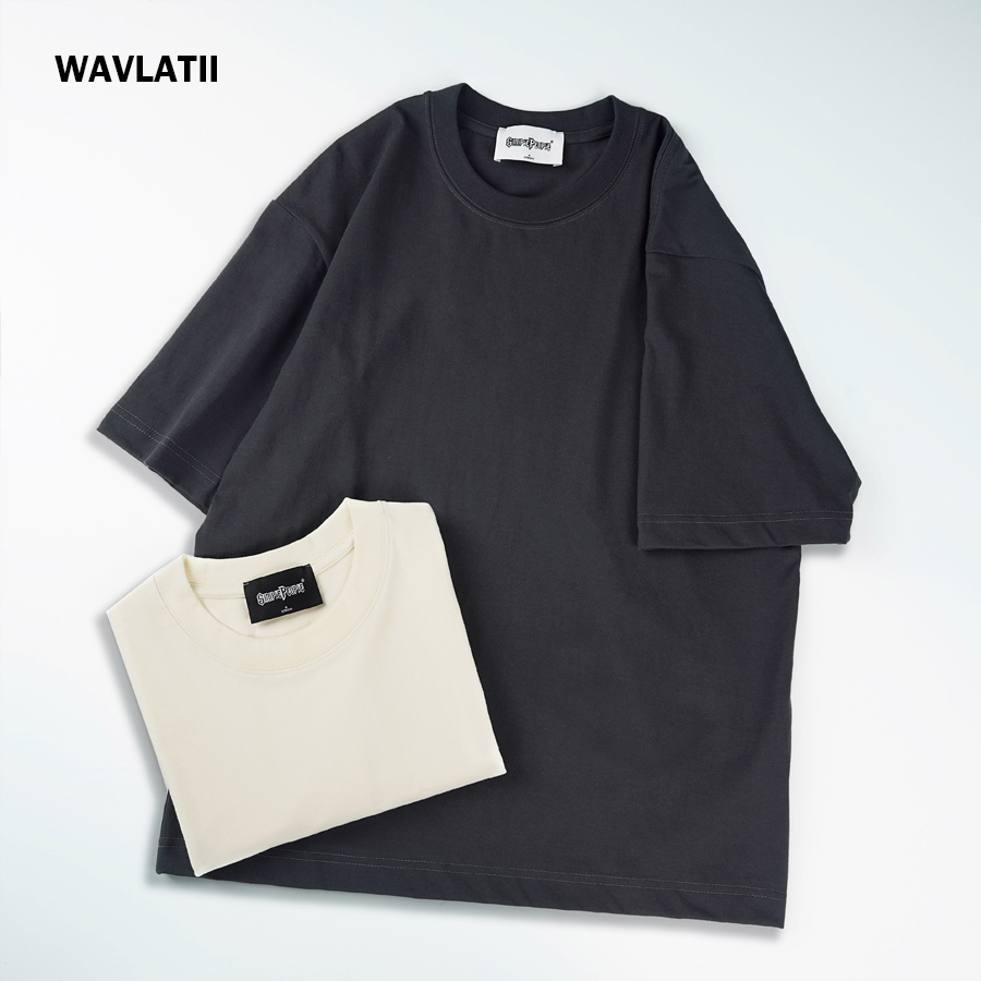 WAVLATII T-shirt oversize blan - Street Fashion Jersey avis et prix