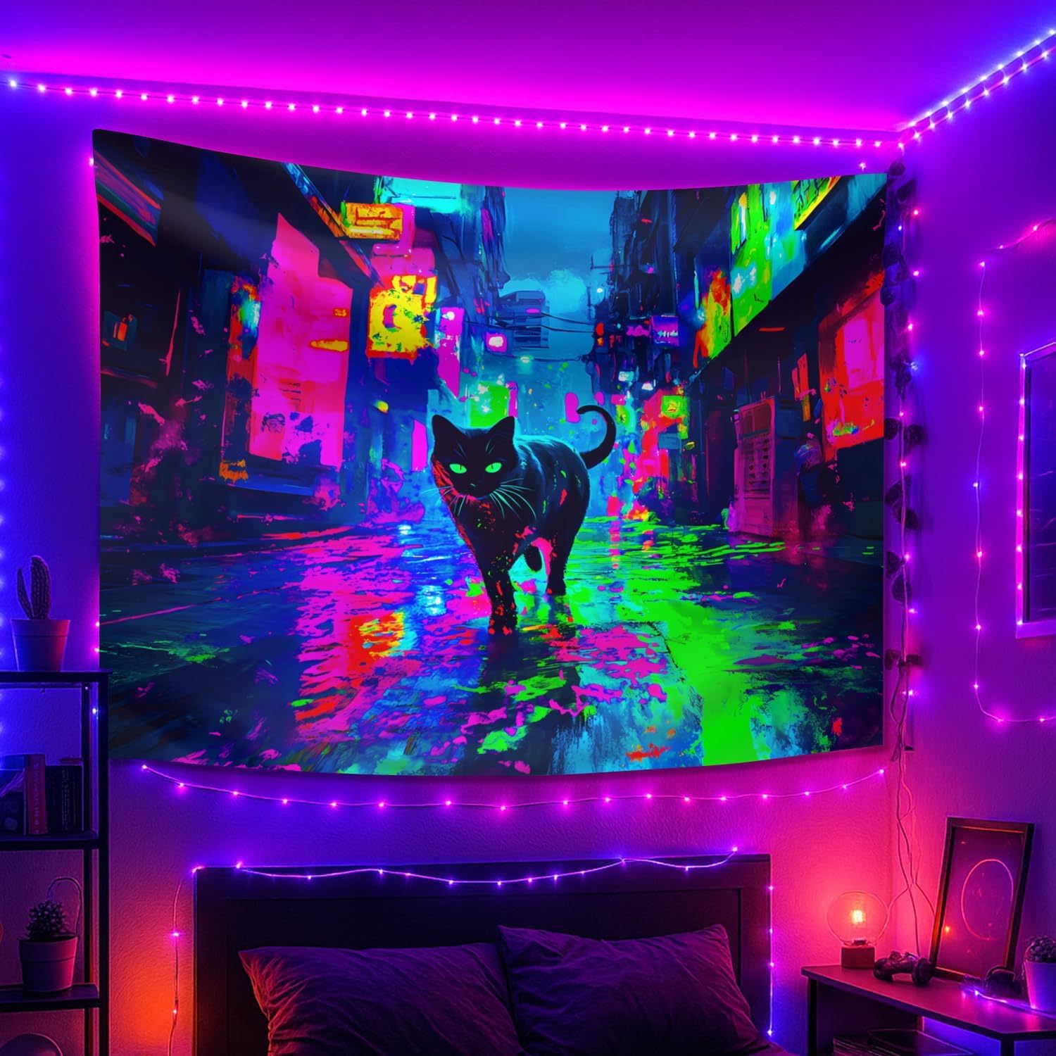 Tapisserie murale Cyberpunk Ne - Street Fashion Poster avis et prix