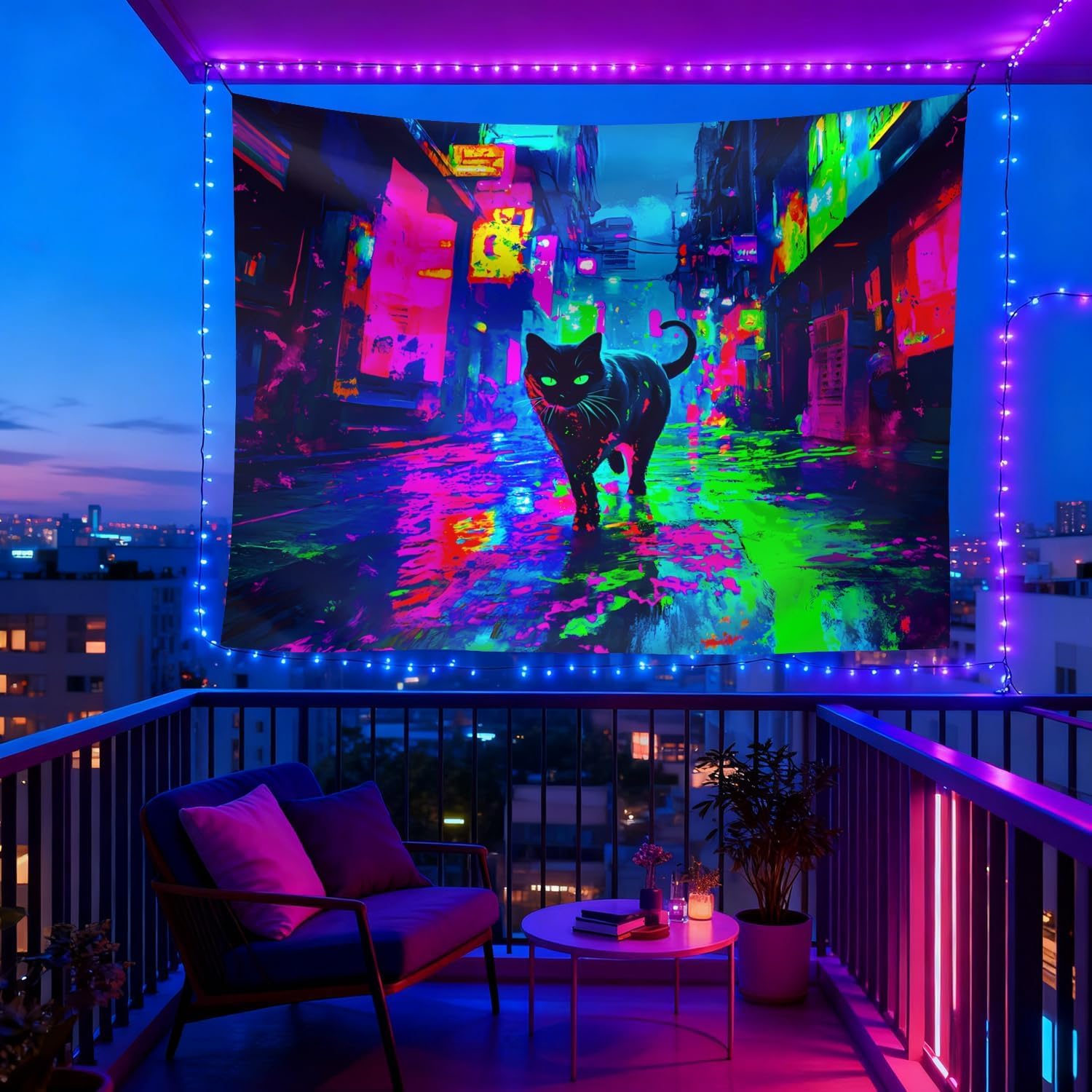 Tapisserie murale Cyberpunk Ne - Street Fashion Poster avis et prix