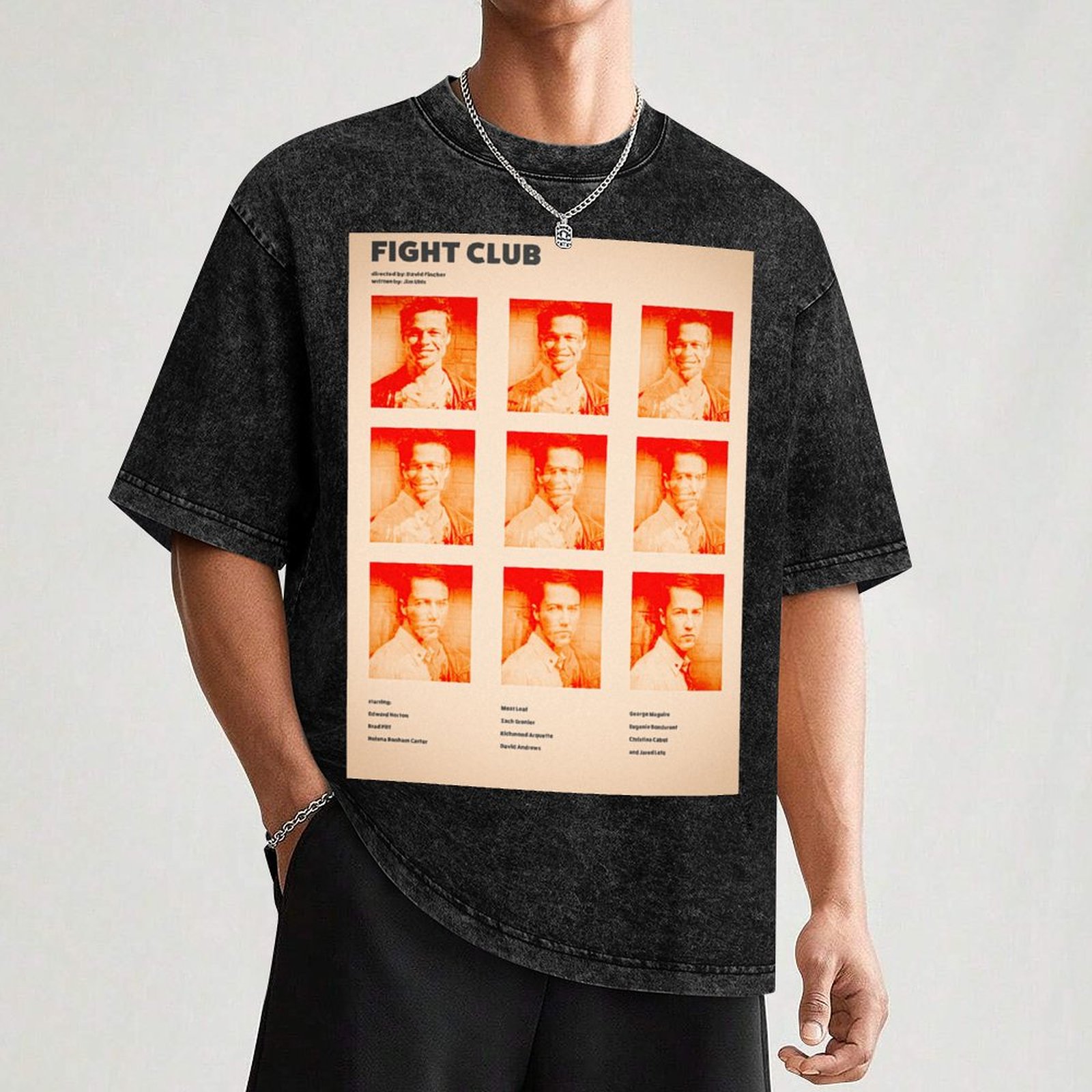 Fight Club - T-shirt avec affi - Street Fashion Poster avis et prix