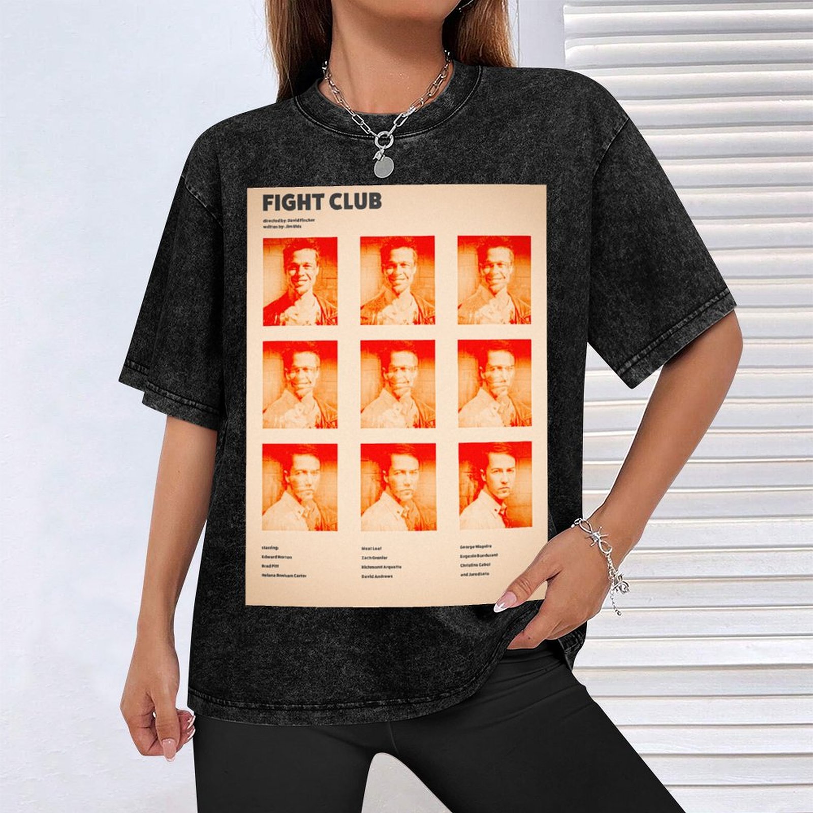 Fight Club - T-shirt avec affi - Street Fashion Poster avis et prix