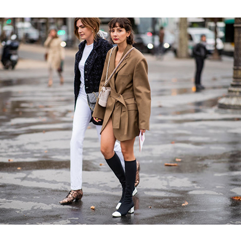 Robe tailleur midi chic kaki,  - Street Fashion Week avis et prix
