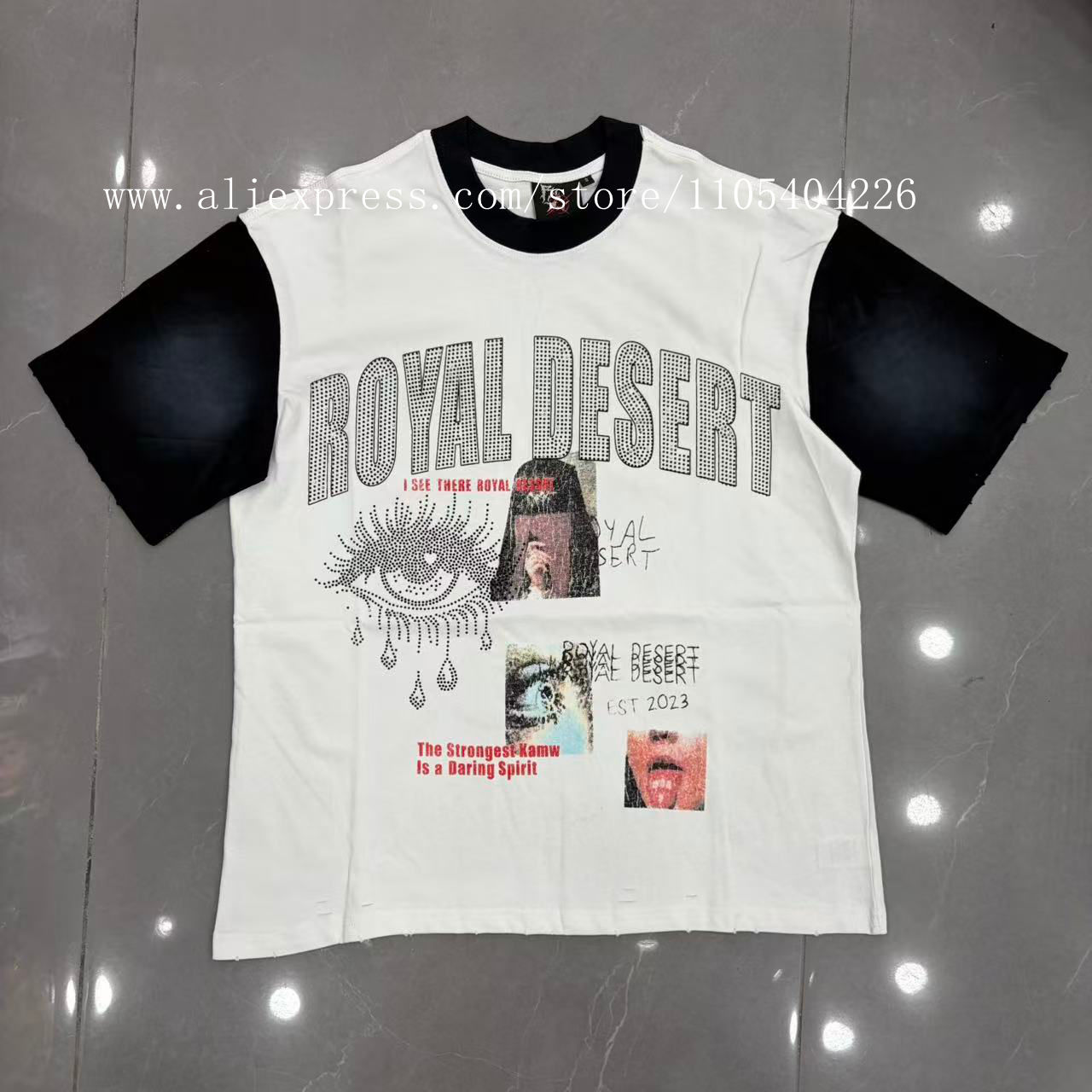 T-shirt à manches courtes en p - Street Fashion Definition avis et prix