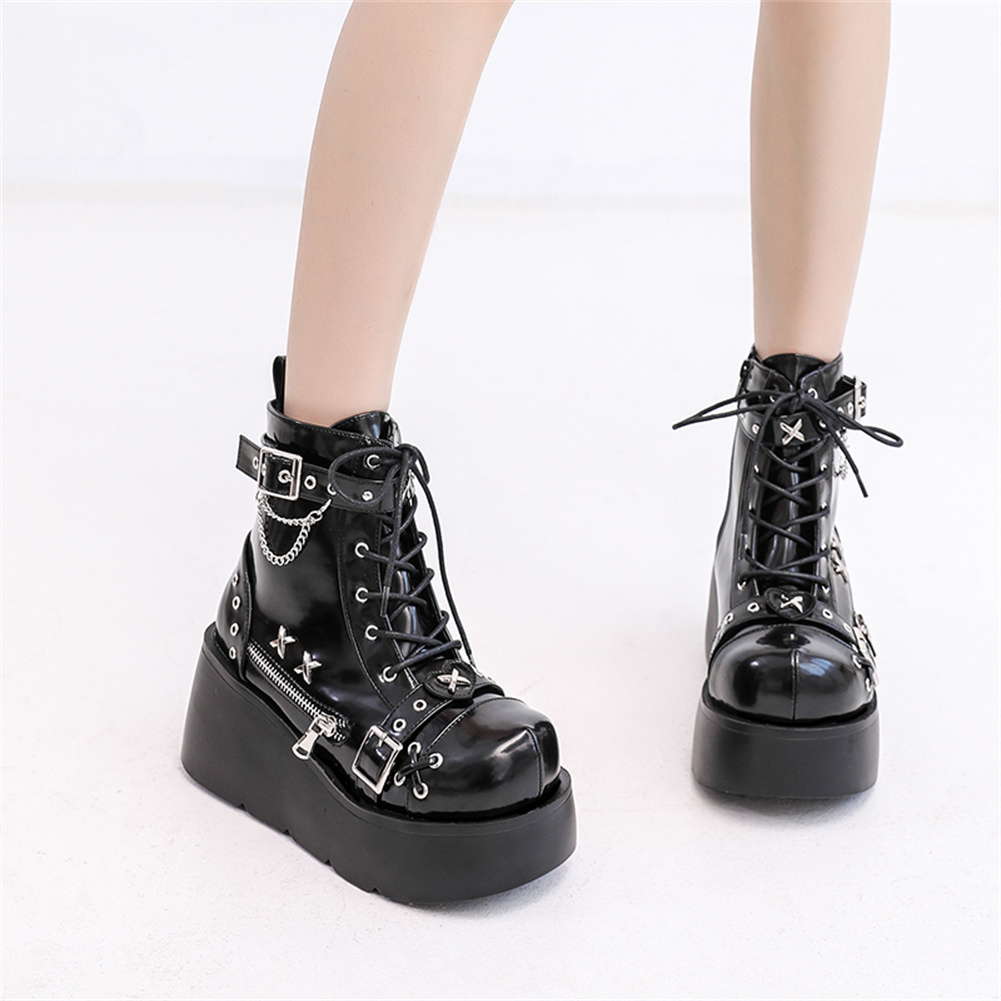 Nouvelles Bottes Gothiques à P - Girl Fashion Street avis et prix
