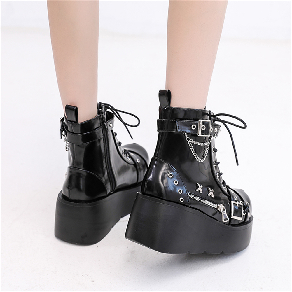 Nouvelles Bottes Gothiques à P - Girl Fashion Street avis et prix