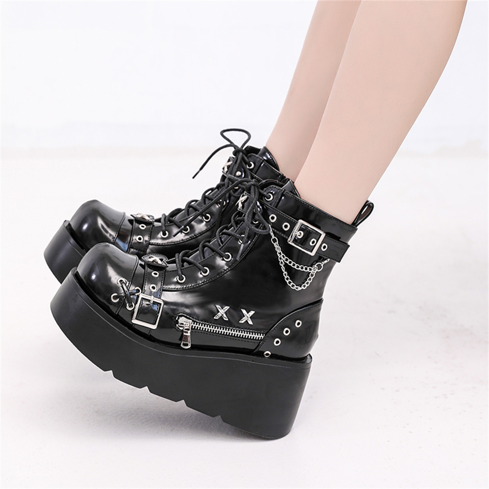 Nouvelles Bottes Gothiques à P - Girl Fashion Street avis et prix