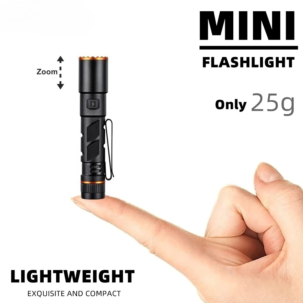 Mini lampe torche LED Zoom EDC - Street Fashion Blog avis et prix