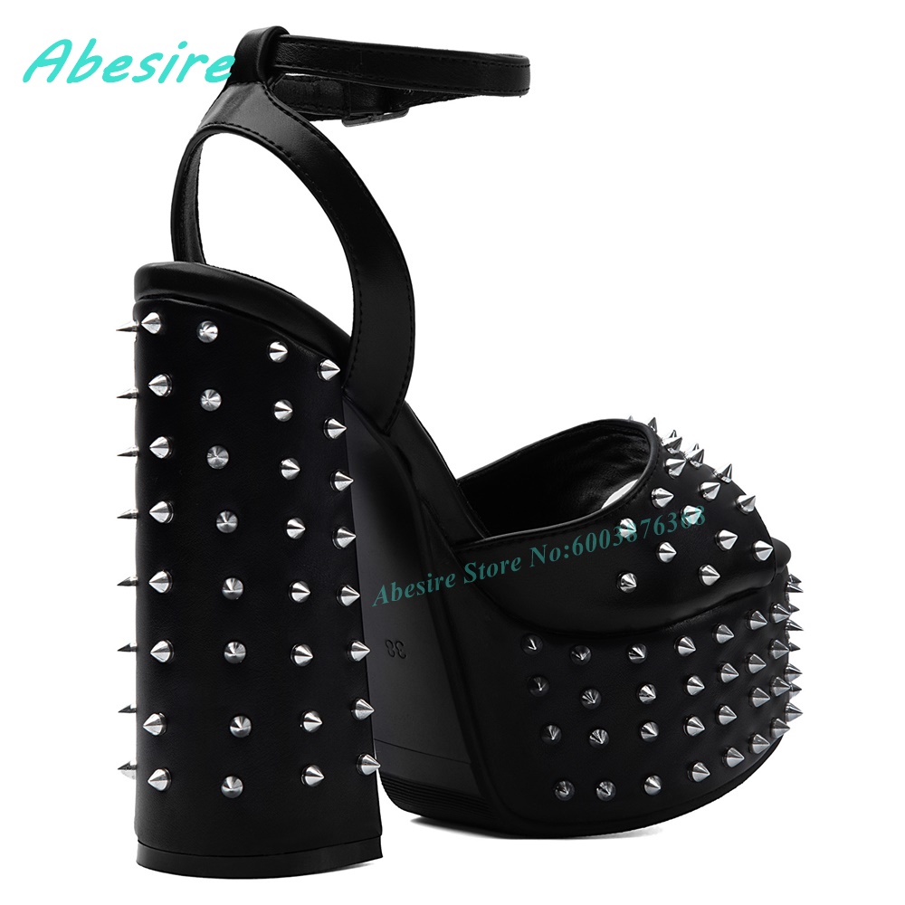 Sandales à plateforme en simil - Street Fashion Punk avis et prix