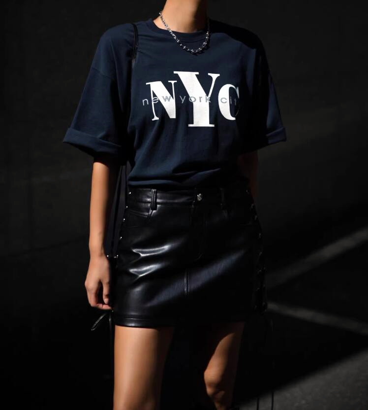 T-shirt à manches courtes pour - Street Style New York Fashion avis et prix