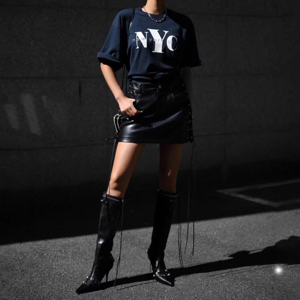 T-shirt à manches courtes pour - Street Style New York Fashion avis et prix