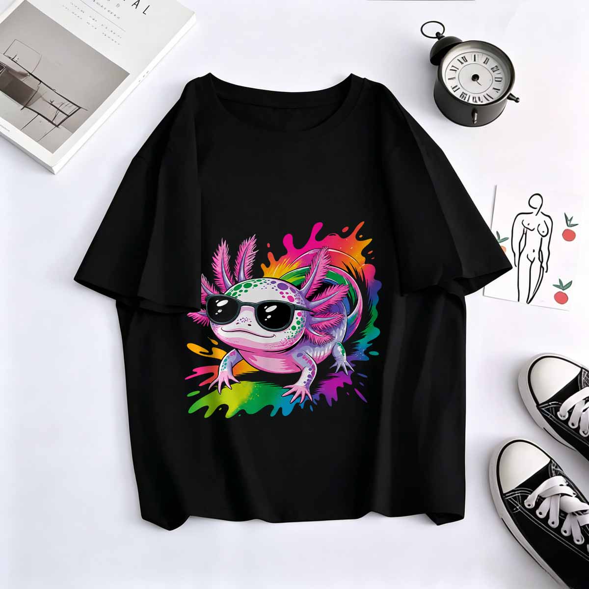 T-shirt d'hiver en coton épais - Street Fashion Events avis et prix