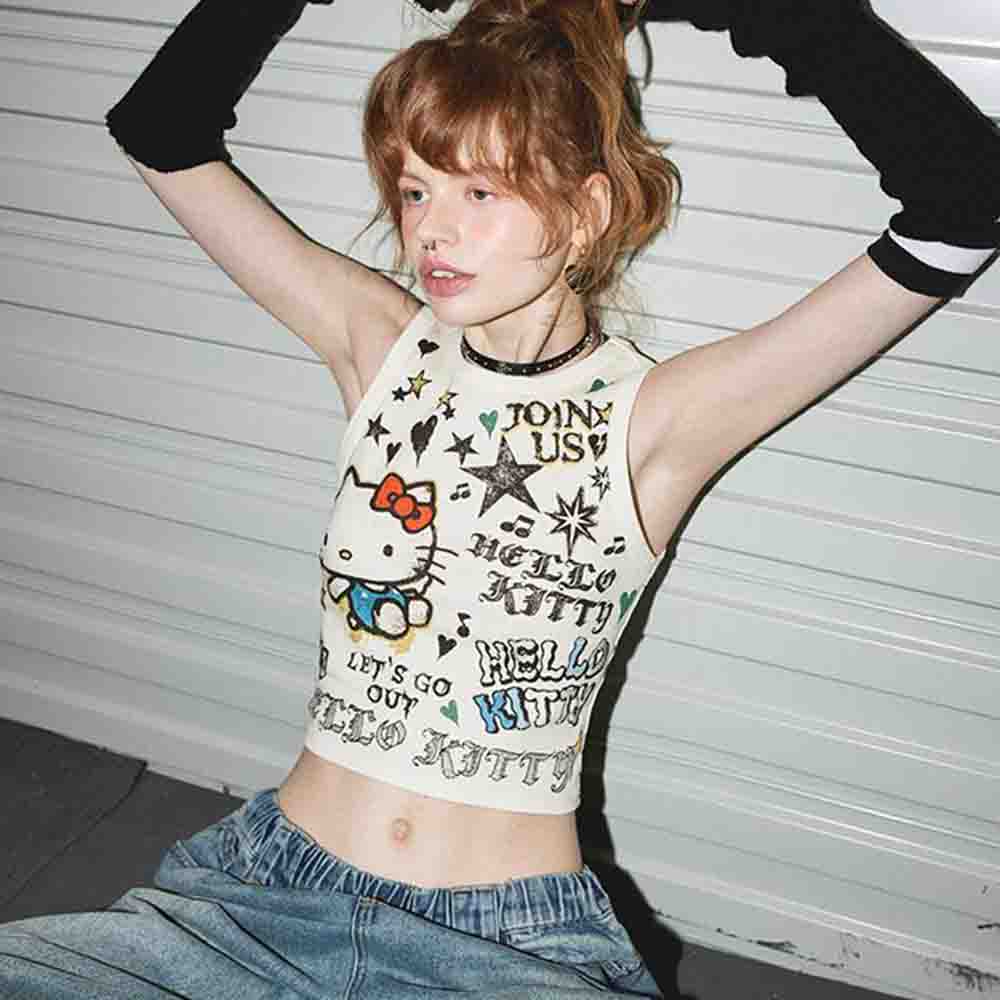 Sanrio Hello Kitties – Haut co - Girl Fashion Street avis et prix