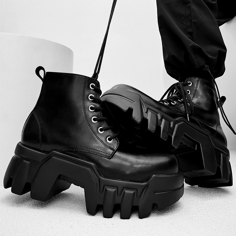 Bottes de luxe pour hommes, ch - Street Fashion Punk avis et prix